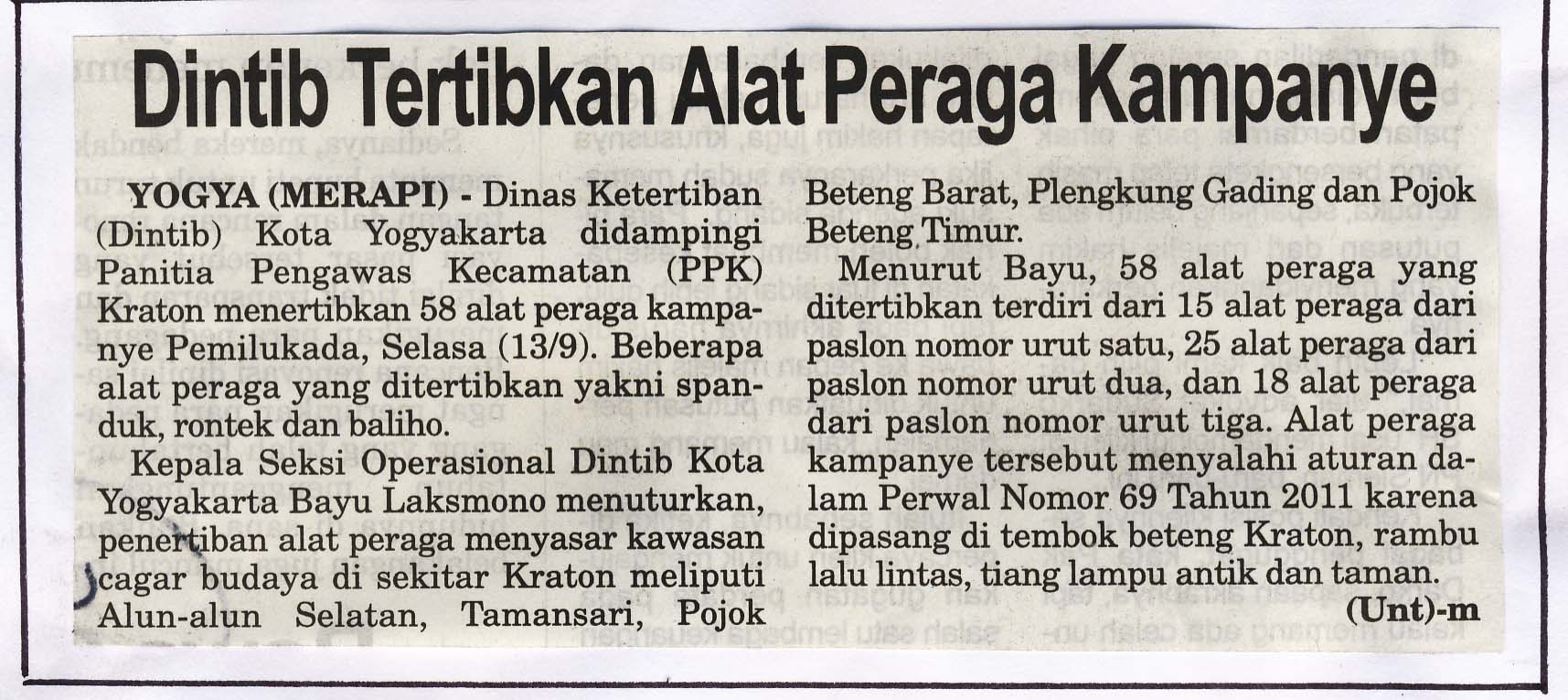 Kliping jogja terbaru